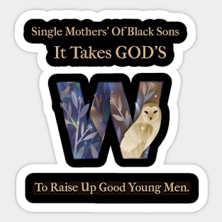 Mothers Of Black Sons Sticker